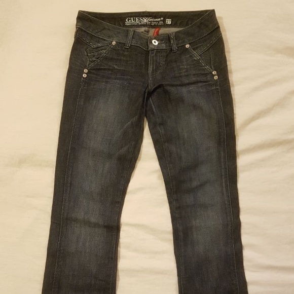 Premium GUESS Women's Starlet Slimboot Jeans - Blue 26 - Picture 5 of 15